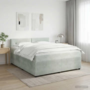 Letto box spring con materasso Grigio Chiaro 180 x 200 cm 3451727