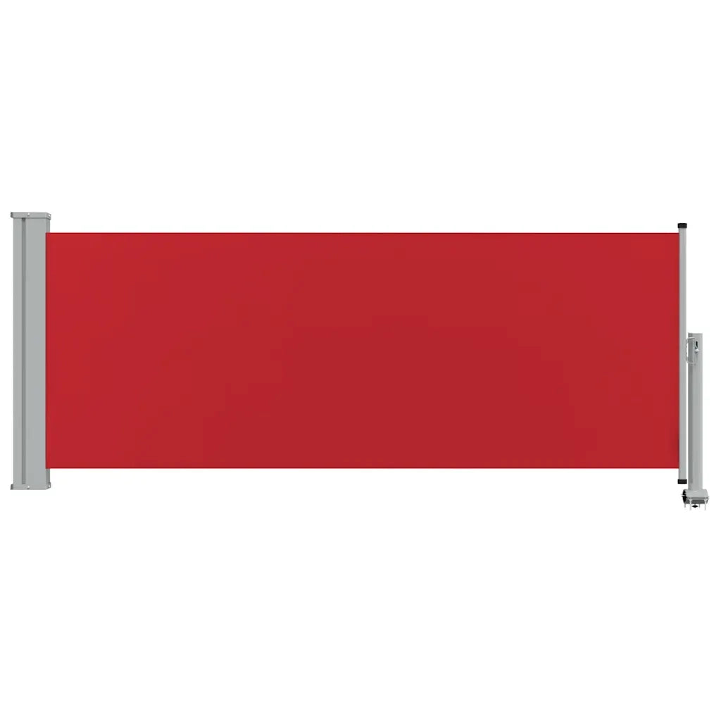 Tenda da Sole | Tenda laterale Retrattile per Patio 100x300 cm Rossa