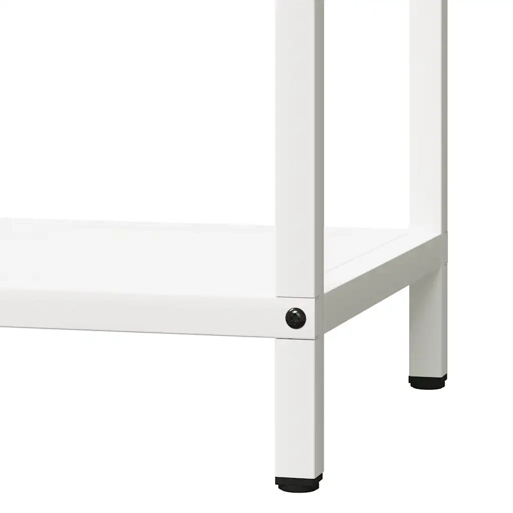 Rastrelliera per Legna da Ardere Bianca 40x25x90 cm 864296