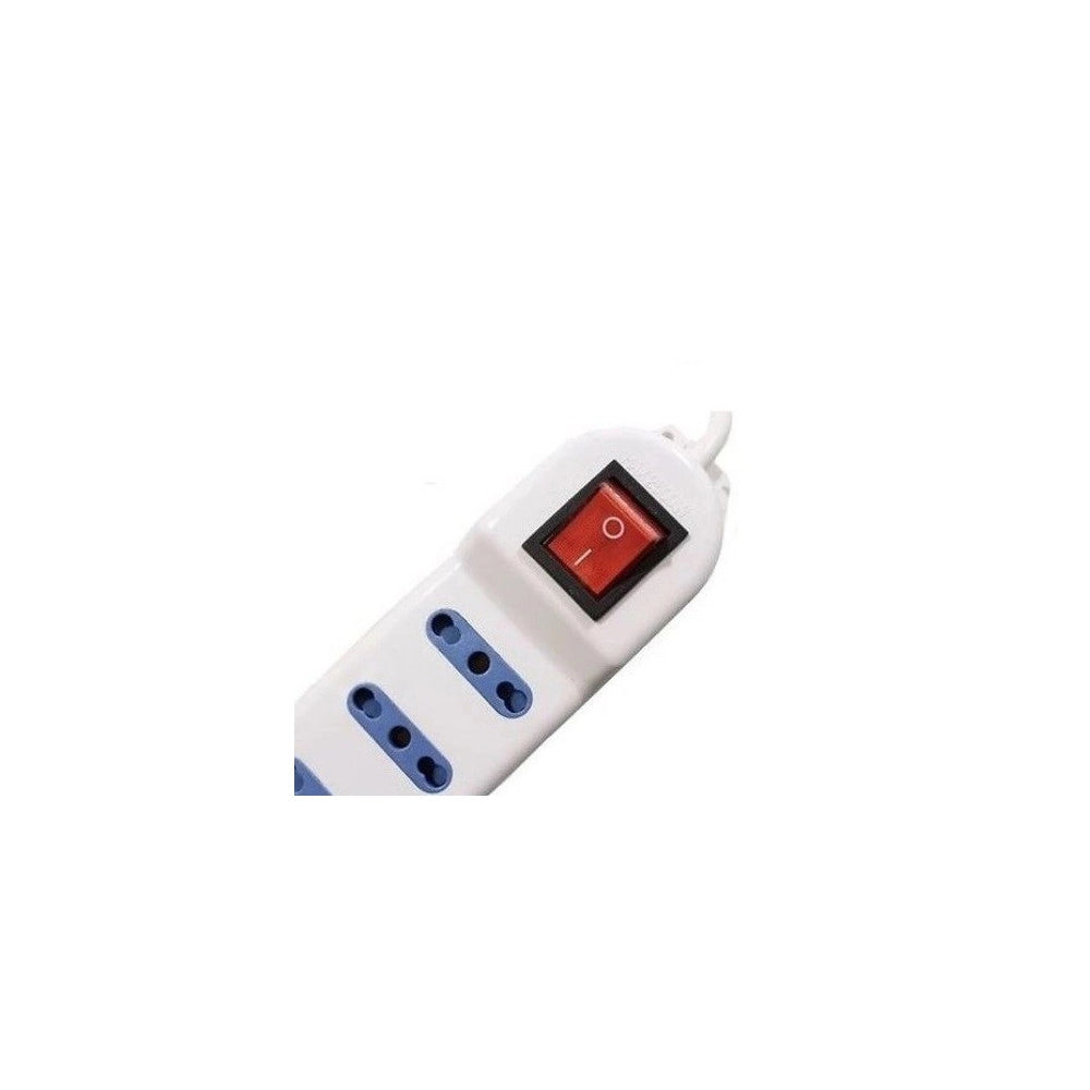 Trade Shop - Multipresa Scarpetta Ciabatta Elettrica 4 Posti 10/16a Bipasso Con Interruttore -