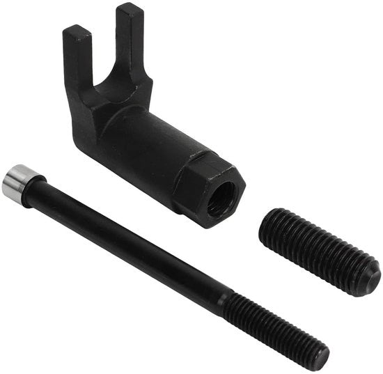 Strumento per rimozione iniettore di carburante - Resistente alla abrasione e all'ossidazione - Costruzione in metallo - Finestra nera - Alta durezza - Duraturo - 160 g - Rimozione iniettore