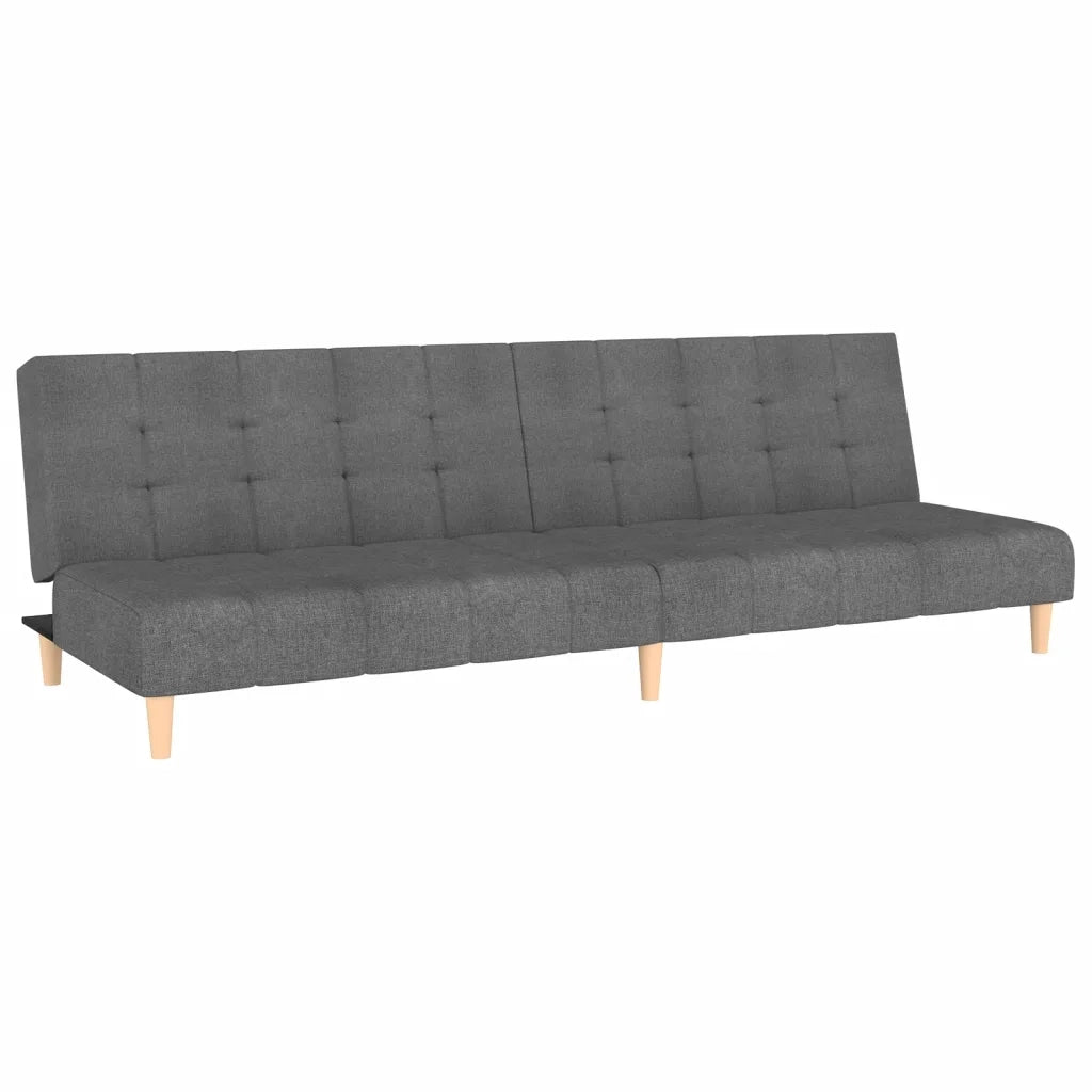 Divano letto | Sof¨¤ letto | Letto singolo a 2 Posti Grigio Chiaro in Tessuto