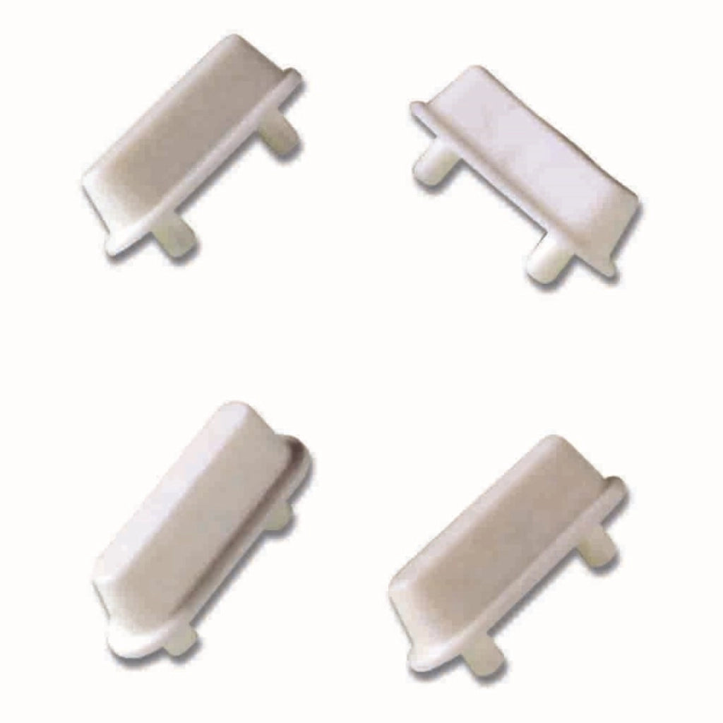 Paracolpi Per Sedile Wc Ø Mm 42X15X12 Con 2 Perni Set 5 Pezzi - Idrobric