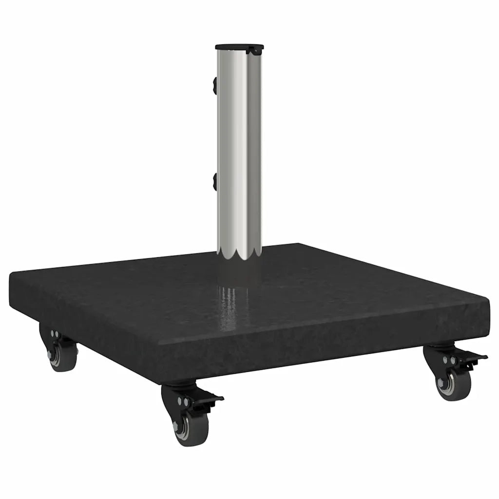 Base per ombrellone-Supporto per ombrellone 30kg Nero Granito Quadrato