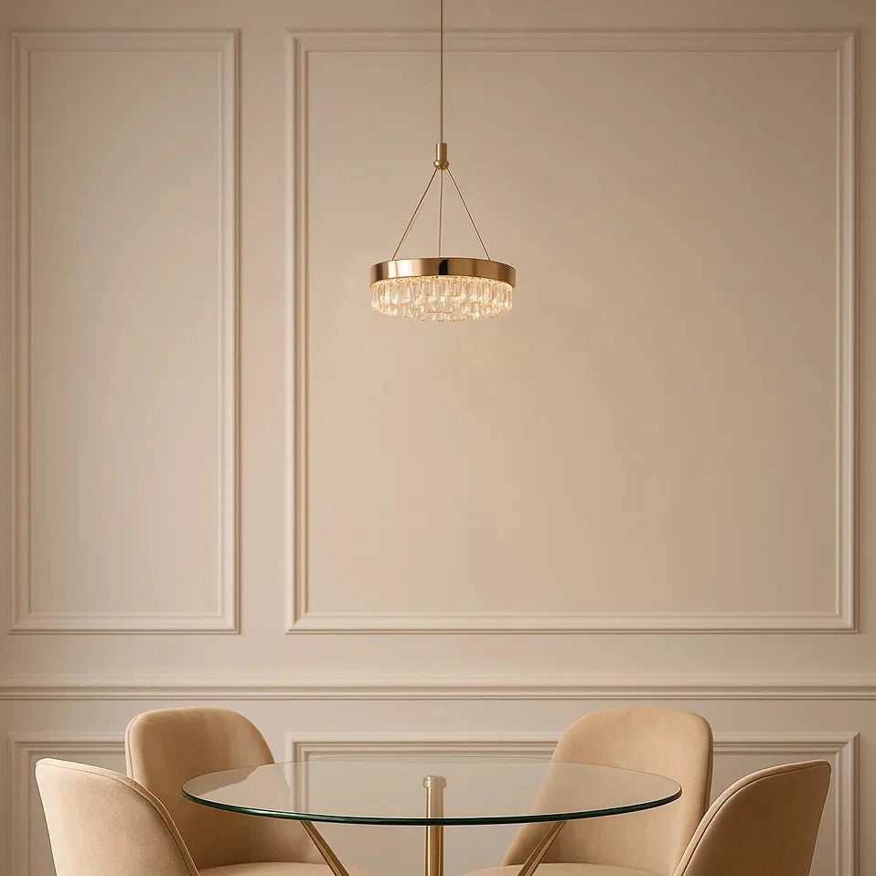 Lampada A Sospensione Led Lhj097-cp Gold