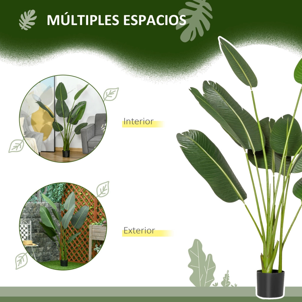 Planta Artificiale Banano ¨C zephmum ¨C Verde, 160 cm