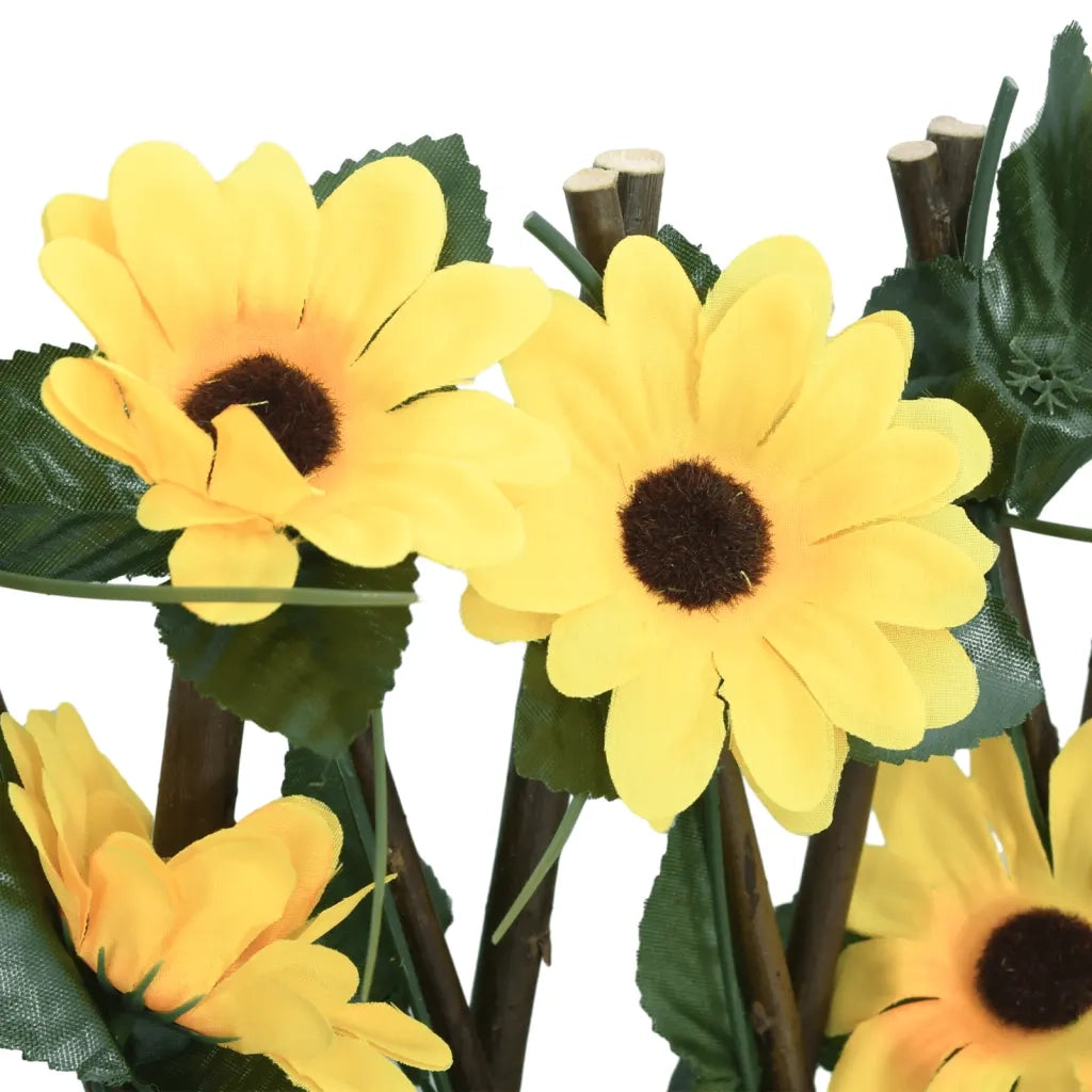 Traliccio Edera Artificiale Espandibile 5pz Giallo 180x60 cm 366599