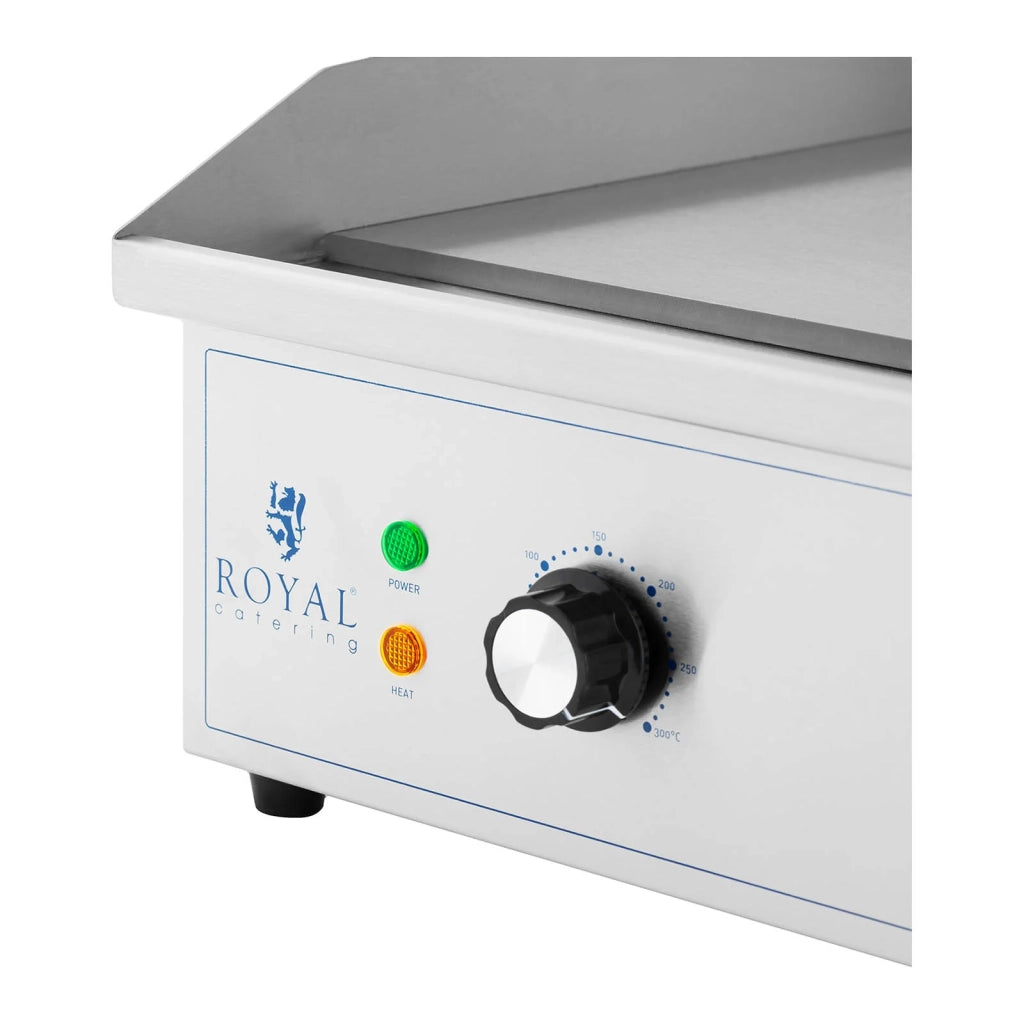 Piastra elettrica professionale - 727 x 420 mm - Superficie liscia - 4.400 watt 14_0004058