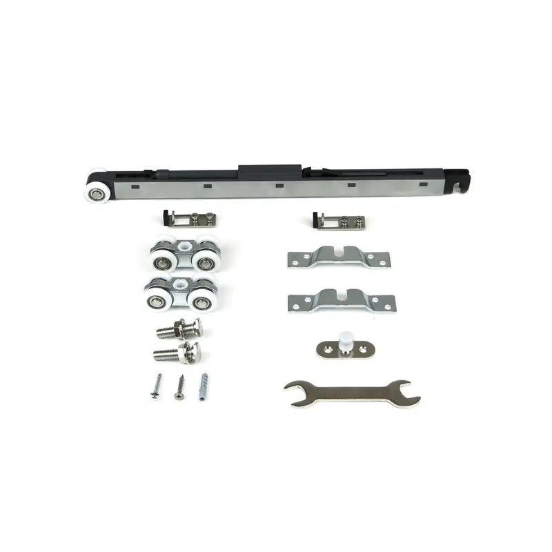 Kit di ferramenta per una porta scorrevole con chiusura soft Railway 40 kg