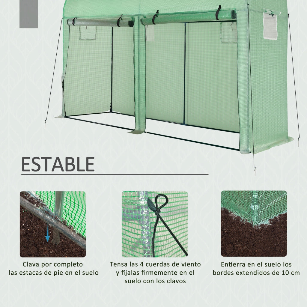 Serra da Giardino ¨C Zephmum ¨C Verde 300x100x200 cm