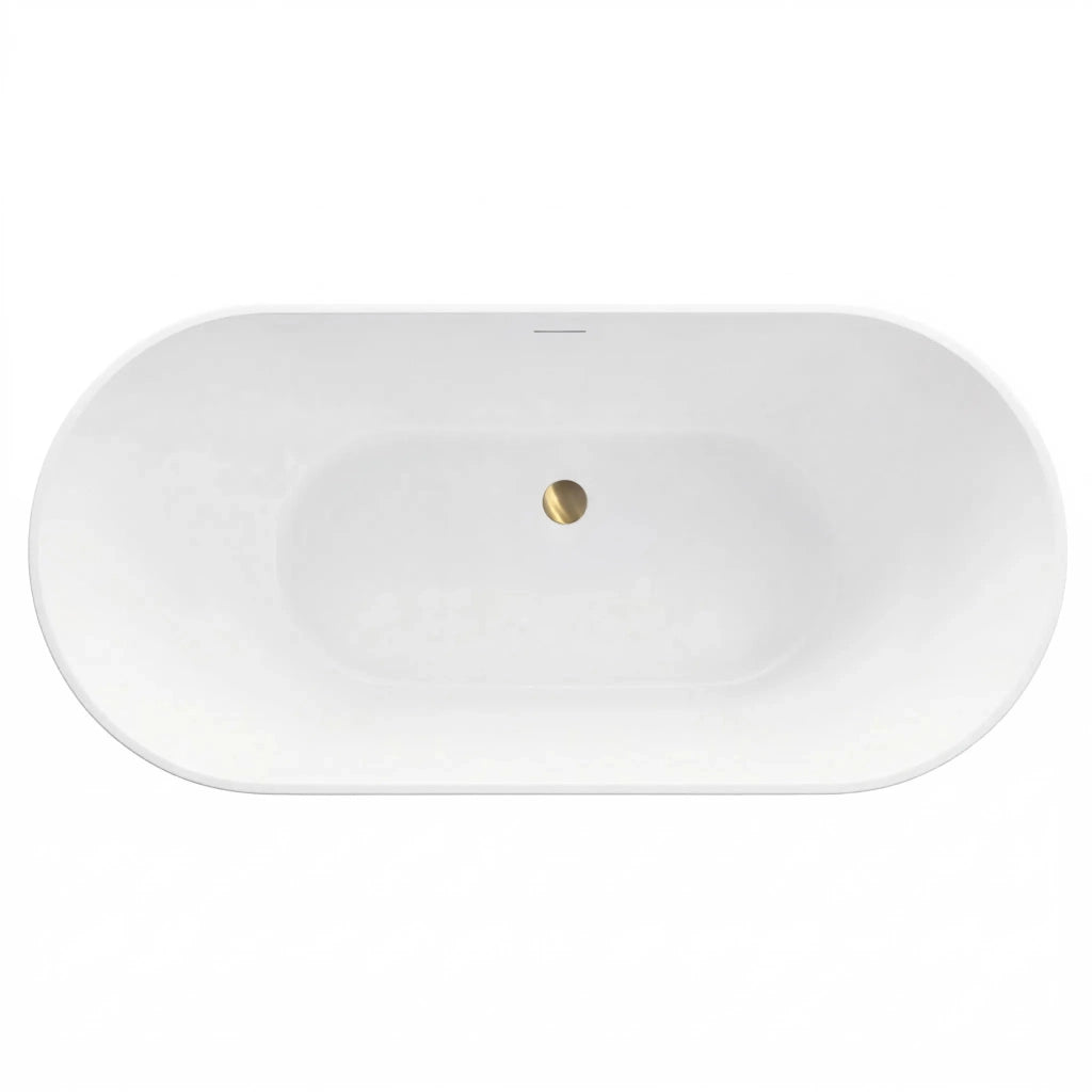 Vasca Bagno Da Terra Rea Ferrano 160 Copritappo bianco