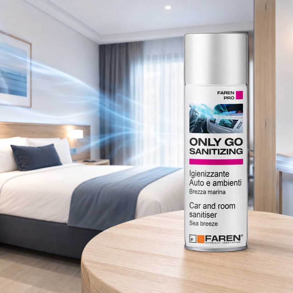 Faren only go sanitizing spray igienizzante per auto e ambienti 200 ml 3 pezzi