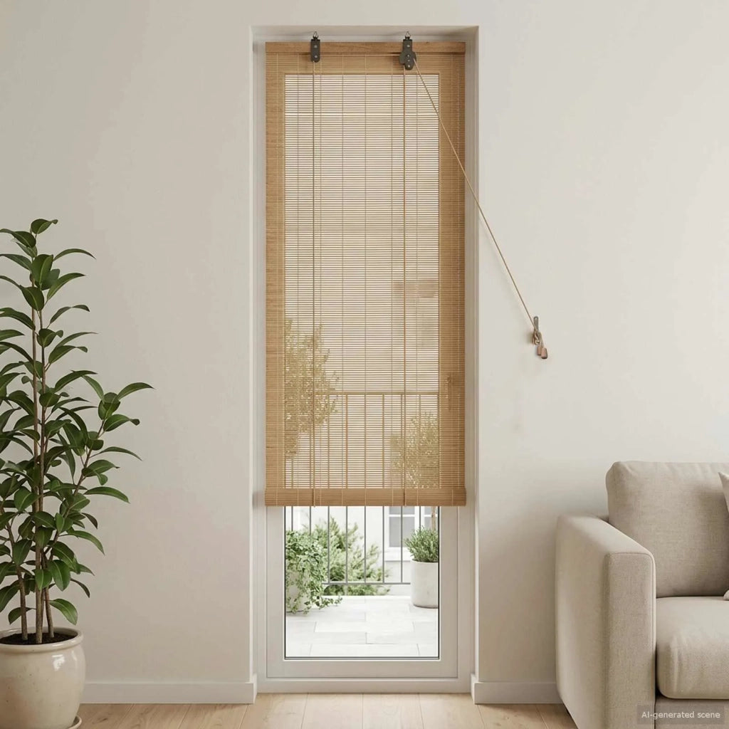 Tenda a rullo Marrone 70 x 220 cm Bambù 42039743