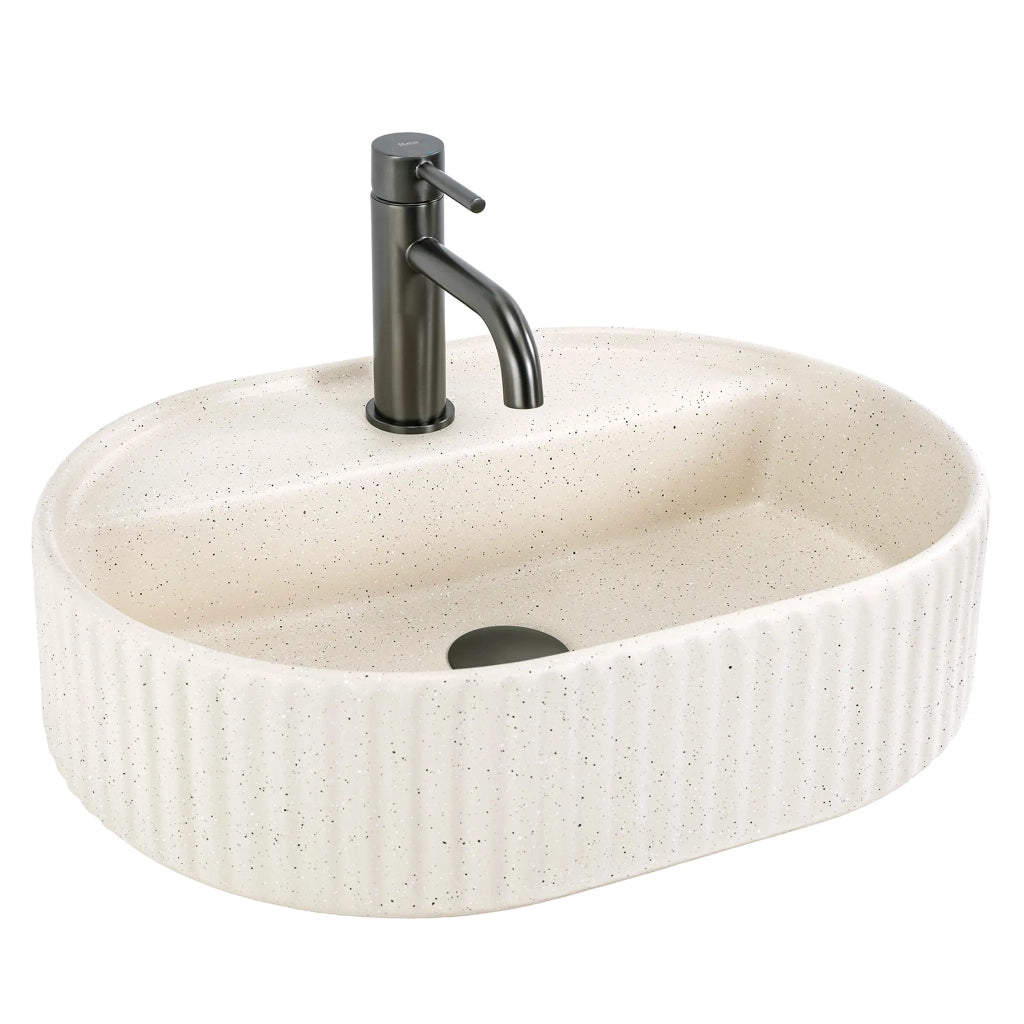 Lavabo Da Appoggio Rea Marcela 50 Vanilla