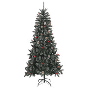 Albero di Natale Artificiale con Base Verde 240 cm PVC 345182