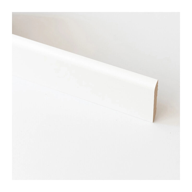 BATTISCOPA  70X10 MM MDF 240 CM BIANCO- 10,0 pz