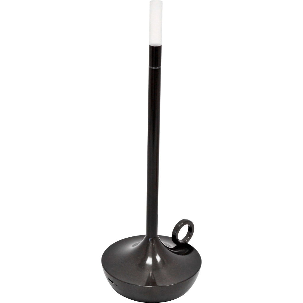 LAMPADA DA TAVOLO LUMIÈRE RICARICABILE USB NERA ANTRACITE