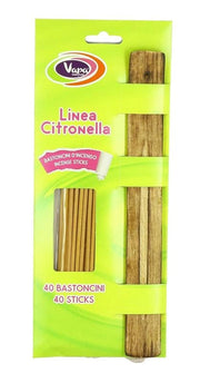 MAURY'S INCENSO CITRONELLA 40 PEZZI
