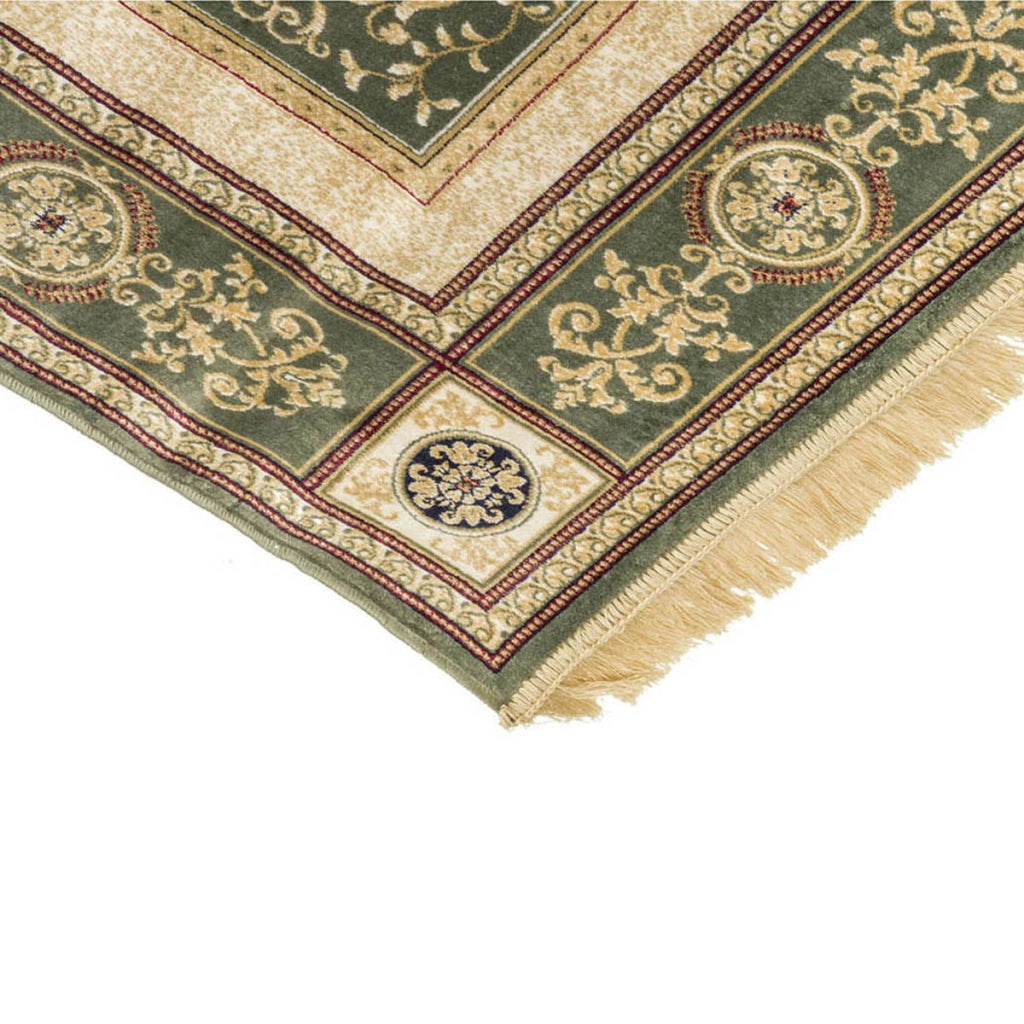 Tappeto RUBINE 350 Imperial VERDE cm.67x240 disegno classico persiano stile orientale tradizionale. Tappeto salotto, soggiorno, camera da letto, ingresso, corridoio.