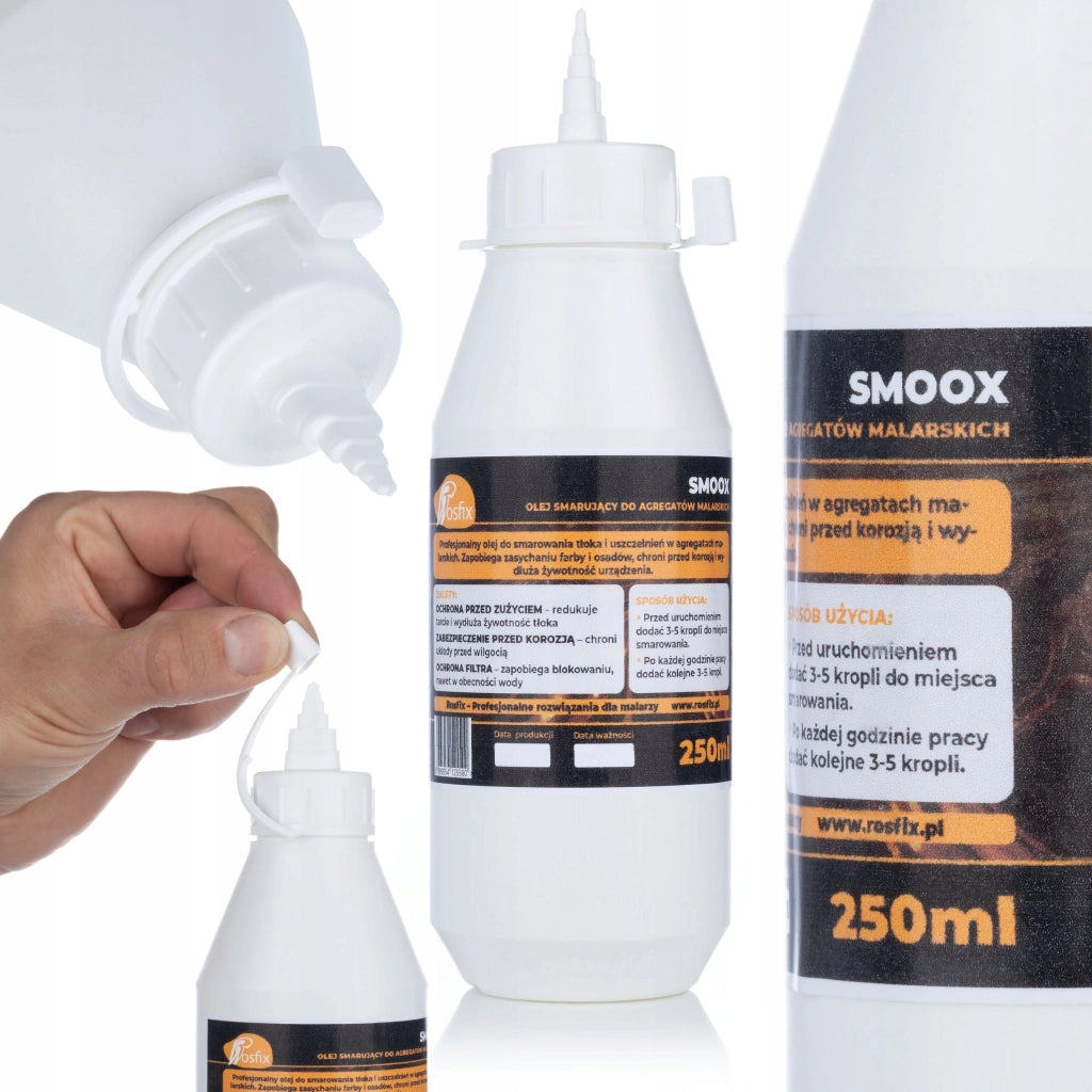 Set di Manutenzione per Spruzzatori Airless di Verniciatura – Olio Lubrificante Smoox 0