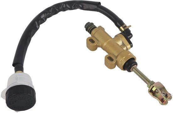 Kit di frenatura a pedale per bicicletta in alluminio - Frenatura posteriore - Cilindro di frenatura - Installazione semplice - Adattamento universale - Kit completo - 290 g - Cilindro di frenatura