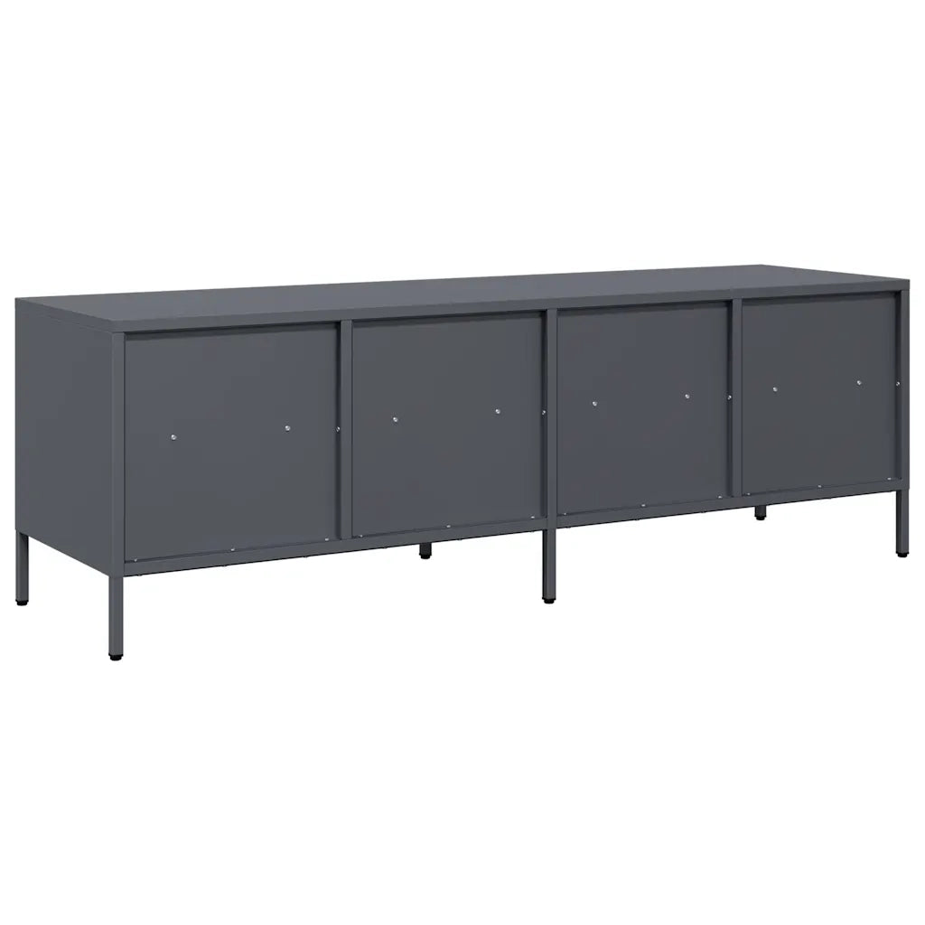 Mobile TV | Armadietto TV | Mobile Porta TV Antracite 135x39x43,5 cm Acciaio Laminato a Freddo