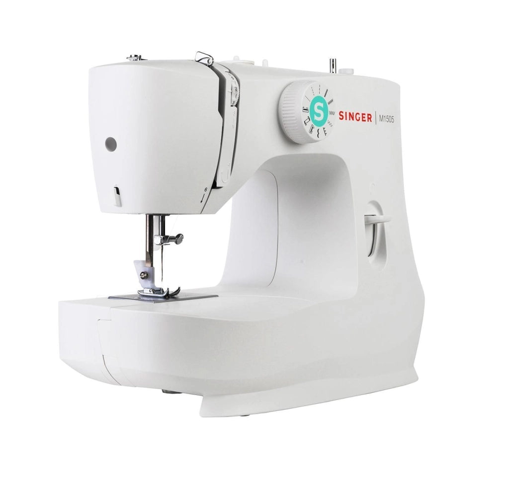 Singer M1505 Macchina da Cucire Elettrica 6 Punti Asola Automatica 4 Tempi Braccio Libero colore Bianco