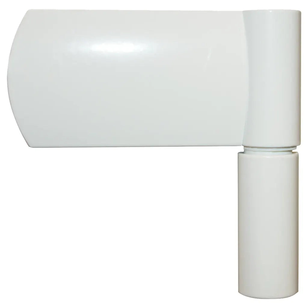 Porta Ingresso Bianca 100x200 cm in Alluminio e PVC 3157065