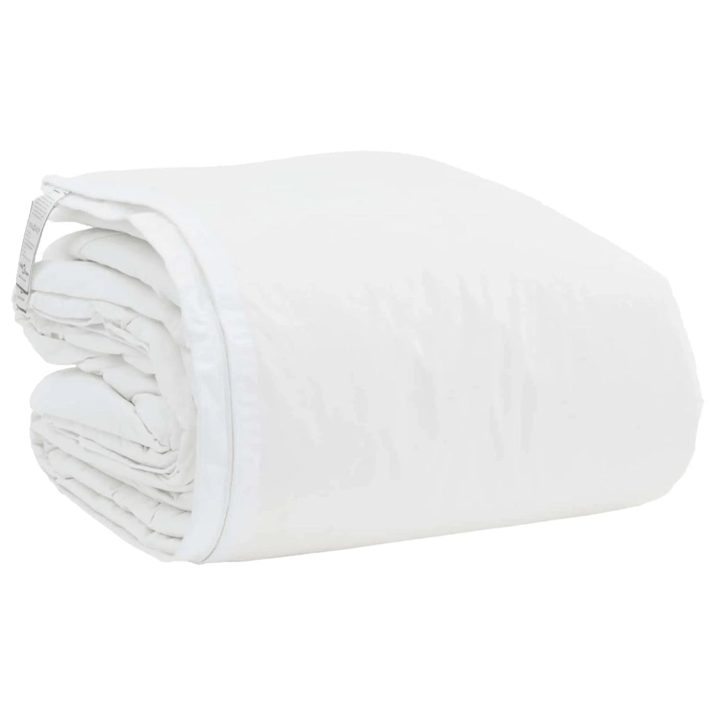 Set di Piumoni con cuscino 3 pcs Bianco Piuma d'anatra
