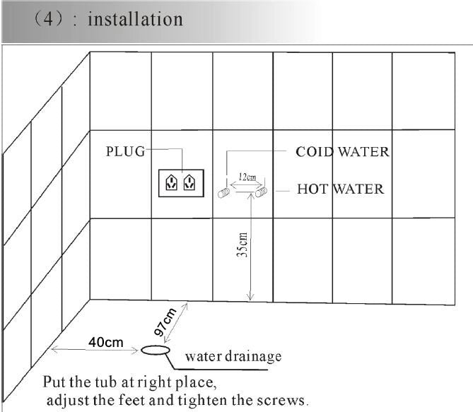 Vasca da bagno idromassaggio 125x125 Full Optional Sicorage Occla