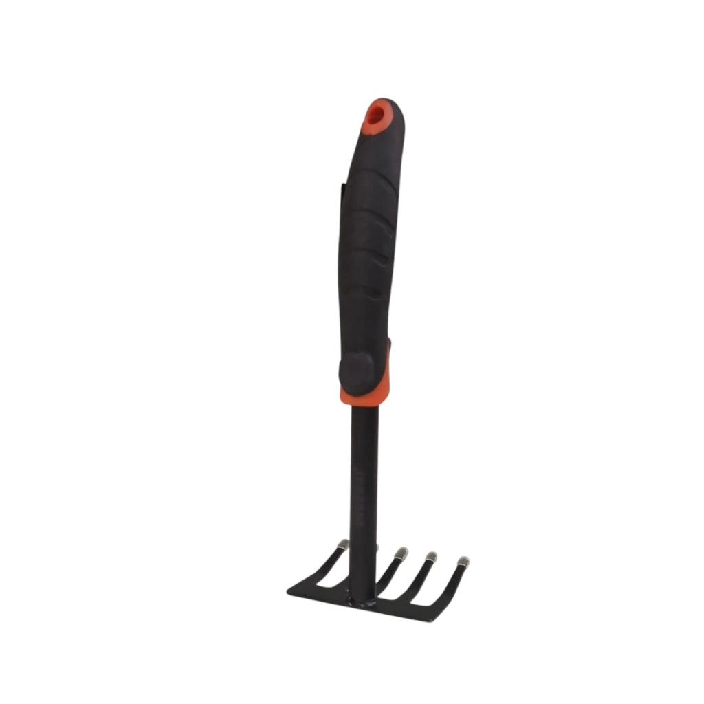 RASTRELLO 5 DENTI CON MANICO GOMMATO.