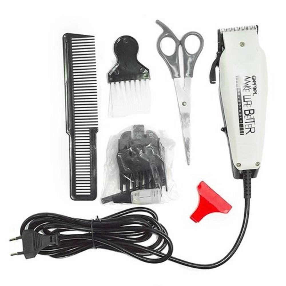 Trade Shop - Tagliacapelli Professionale Filo Gm-1022 Rasoio Elettrico Barba Capelli Trimmer -
