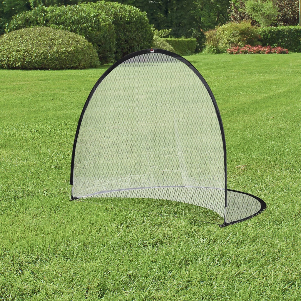 Gabbia da Calcio Sistema Pop Up ¨C Minimal ¨C 247x203x201.5 cm Nero Bianco