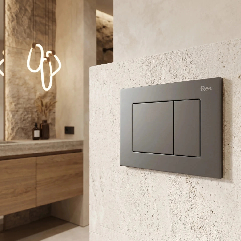 Set Telaio Da Incasso Per Wc Slim 024n Con Pulsante J Titan