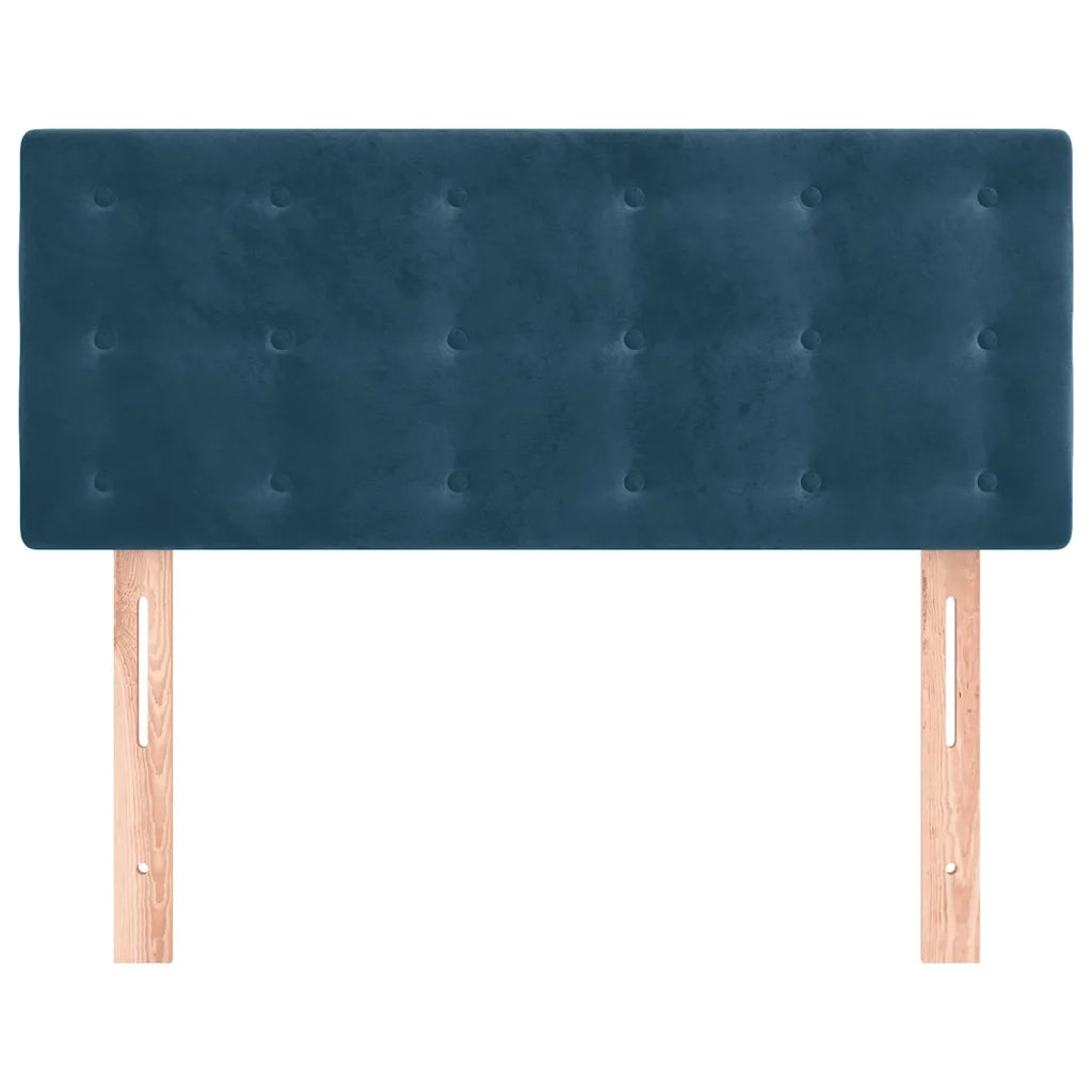 Testiera Blu scuro 90x5x78/88 cm in Tessuto 346434