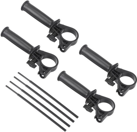 Impatto 13A Verstelbare Borgher - Manubrio - Zona di Presa 41-44mm - Livello di Profondità - Set da 4 Pezzi