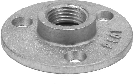 Flessa per pavimento 10pz - Lega di alluminio - Diametro 65mm - DN15 - 1/2" Conduttore - 3 Gallerie di installazione - Flessa con 3 fori