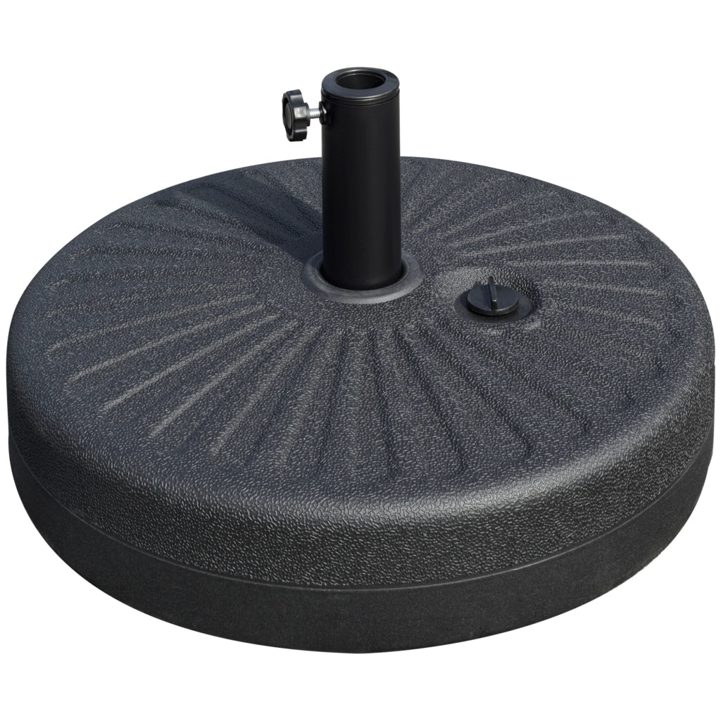 Base per Ombrellone ¨C Minimal ¨C Nero HDPE