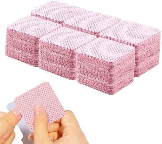 Set di adesivi per unghie 300 pezzi - senza pelucchi - adesivi per unghie - rimuovitore di smalto per unghie - compattatore e assorbente