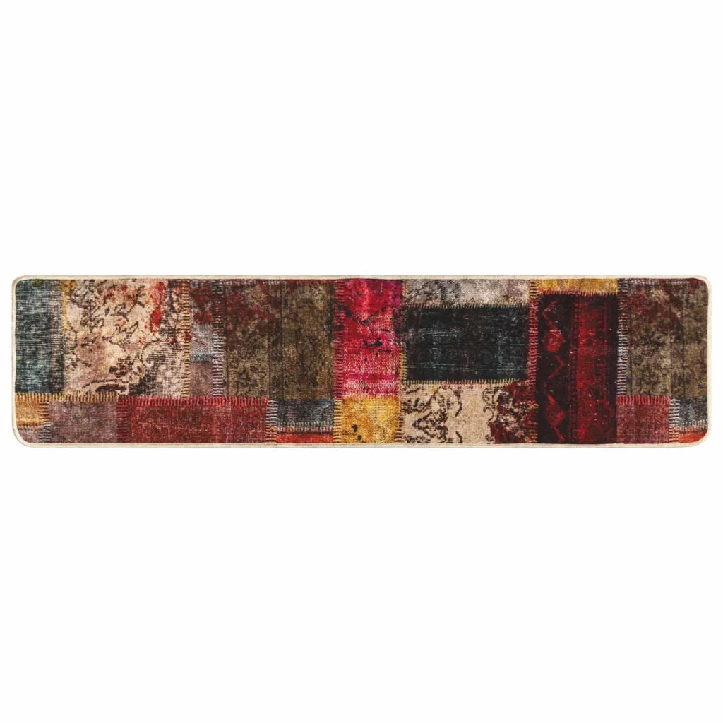 Runner Tappeto MARSA Multicolore 80 x 450 cm Poliestere e PVC 42023247