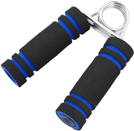 Manubrio con Supporto Antiscivolo - Pomo di Mano - Allenatore del Braccio - Ergometro per la Forza di Presa - Rieducazione delle Dita - Fitness - Manubrio Leggero in Metallo - Allenatore della Forza di Presa