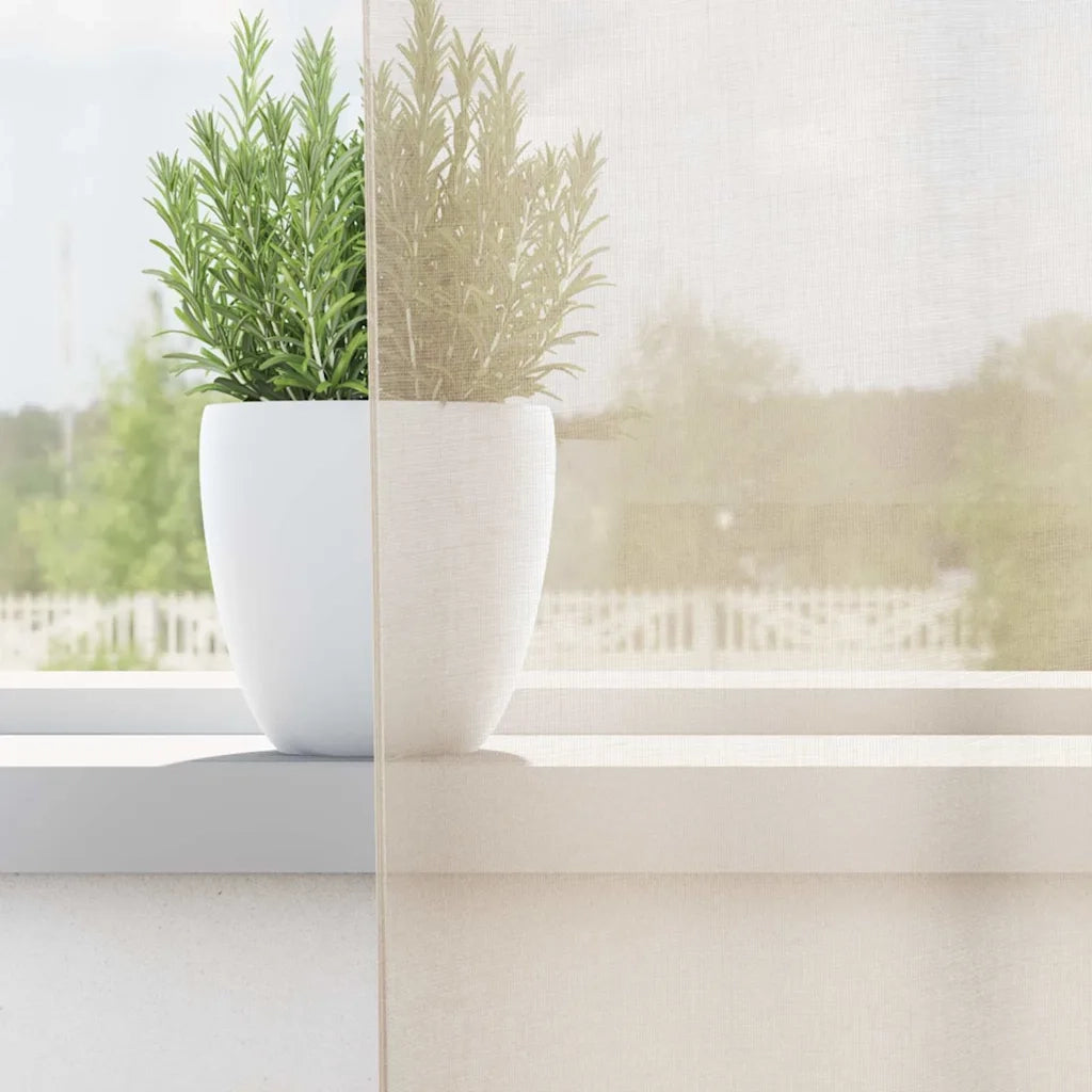 Tende in Voile con Linguetta 2 pz Crema