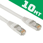 Trade Shop - Cavo Professionale Rete Lan 10 Metri Prolunga Per Modem Router Pc Plug Rj45 -