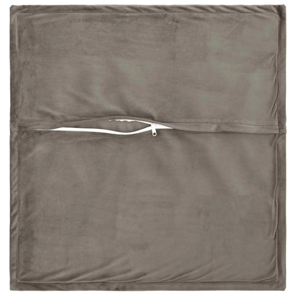 Federa 6 pcs HOUTEN Grigio Chiaro 65 x 65 cm Velluto 920970
