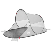 Tenda da Spiaggia Pop-Up Grigia Impermeabile