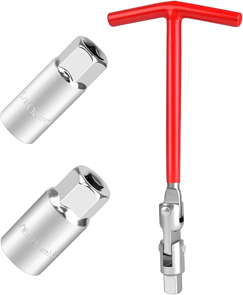 Chiave a Bussola Candela 2 in 1 16 mm e 21 mm – Universale per Candele Auto e Moto