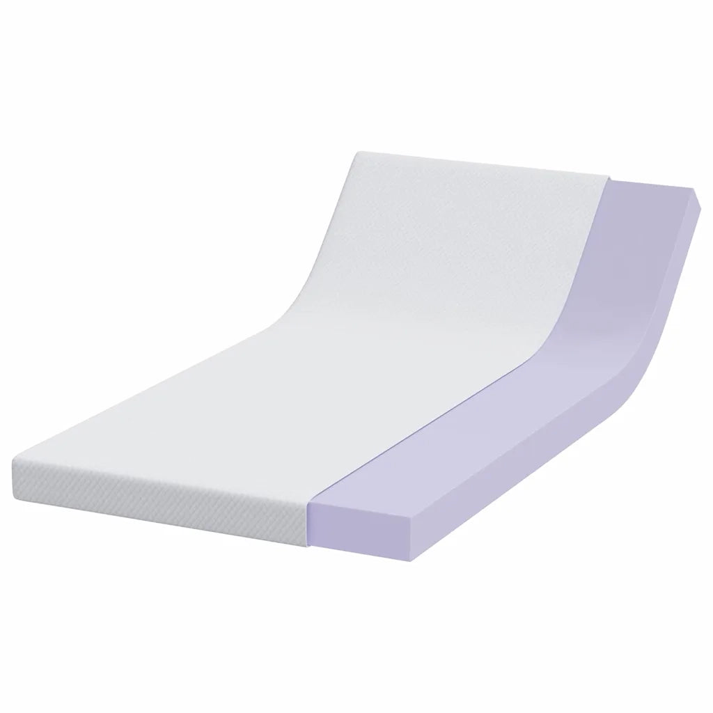 Topper per materasso Bianco 90 x 200 cm Tessuto Jacquard 4106245