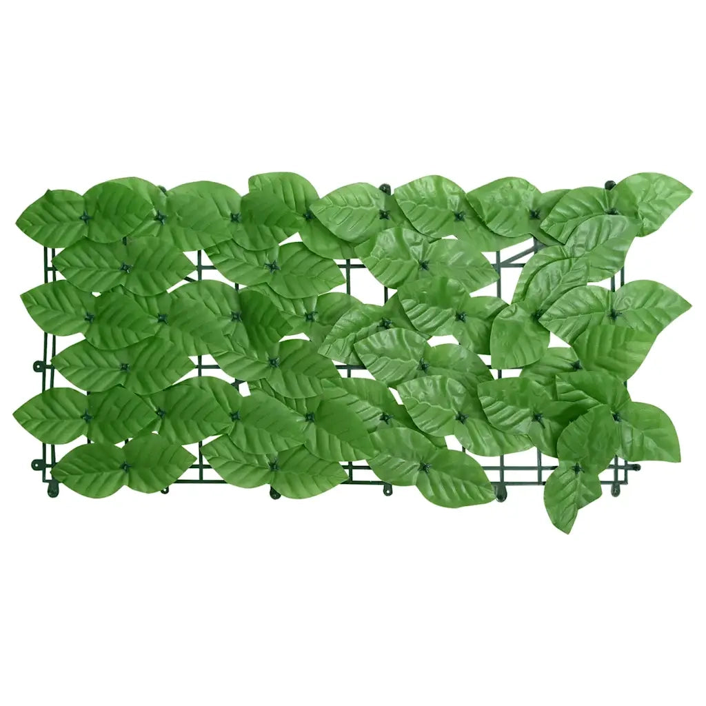 Schermo da balcone | Paravento da Balcone con Foglie Verdi 600x150 cm