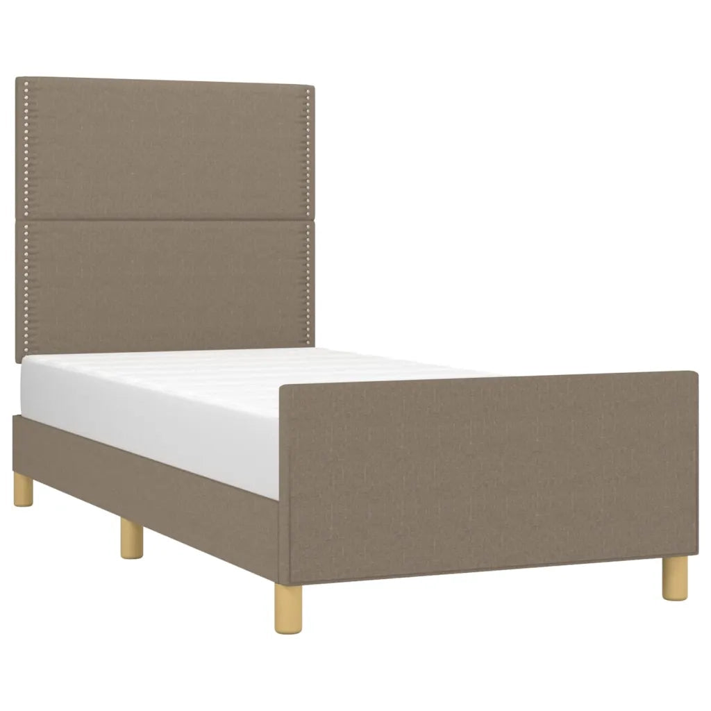 Giroletto senza Materasso Tortora 90x200 cm Tessuto