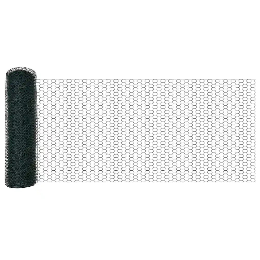 Palo della recinzione Verde 100 x 0,4 m (maglia di 13 mm)